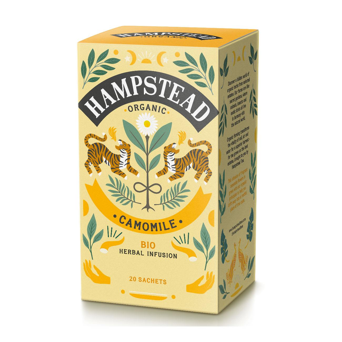 Organic Camomile Herbal Infusion 20 Bags - Hampstead Tea - Herbal Infusion - Hampstead Tea
