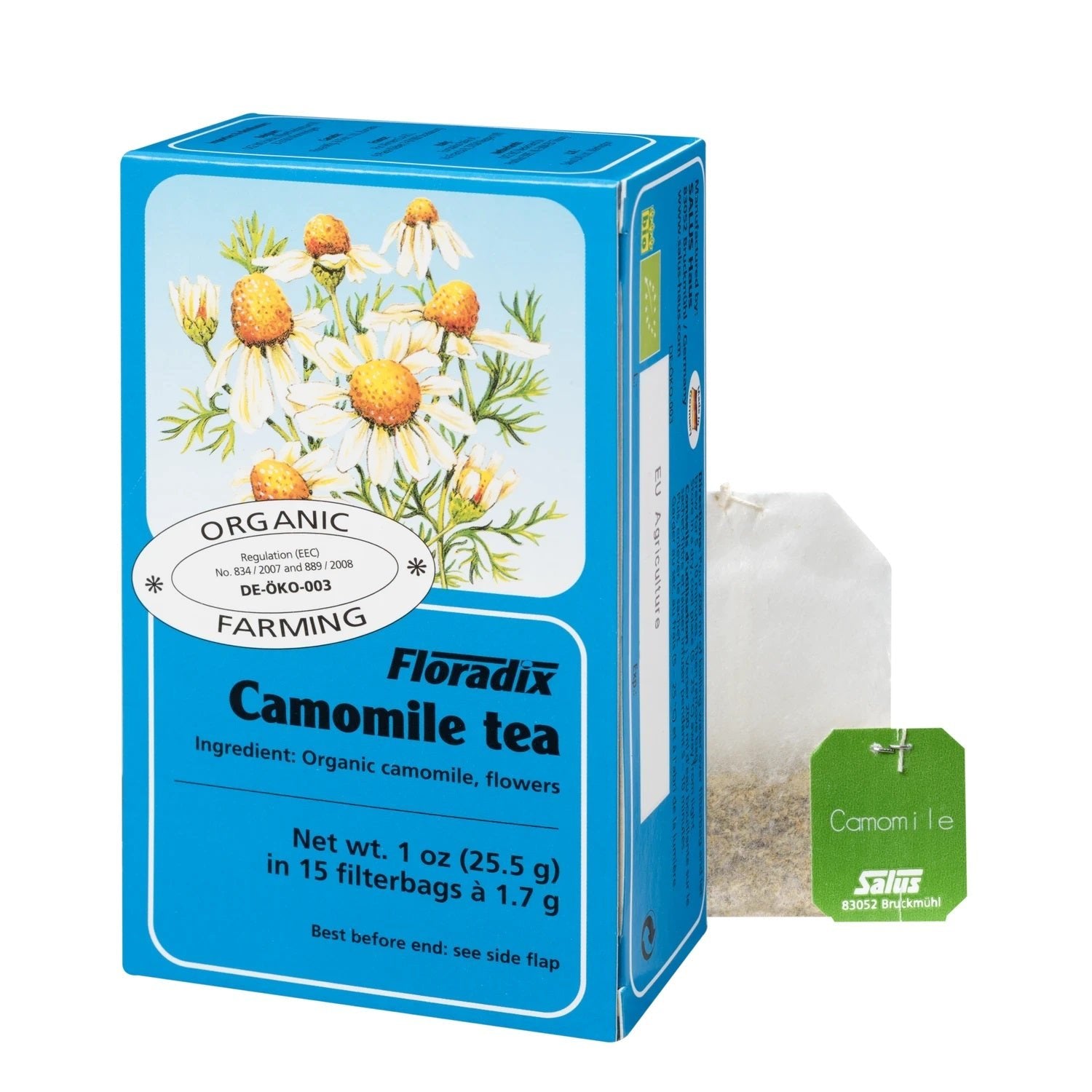 Organic Camomile Herbal Tea 15 Bags [BLACK FRIDAY] - Eco Natural Products - Floradix - Herbal tea