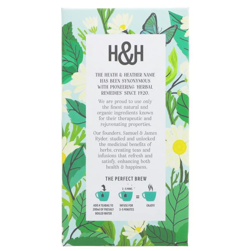 Organic Camomile & Spearmint Infusion 20 Bags - Heath & Heather - Infusions - Heath & Heather