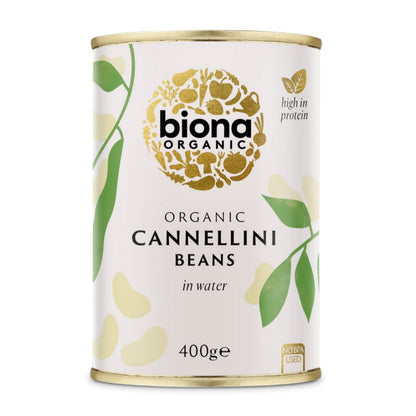 Organic Cannellini Beans 400g - Biona - Beans - Eco Natural Products