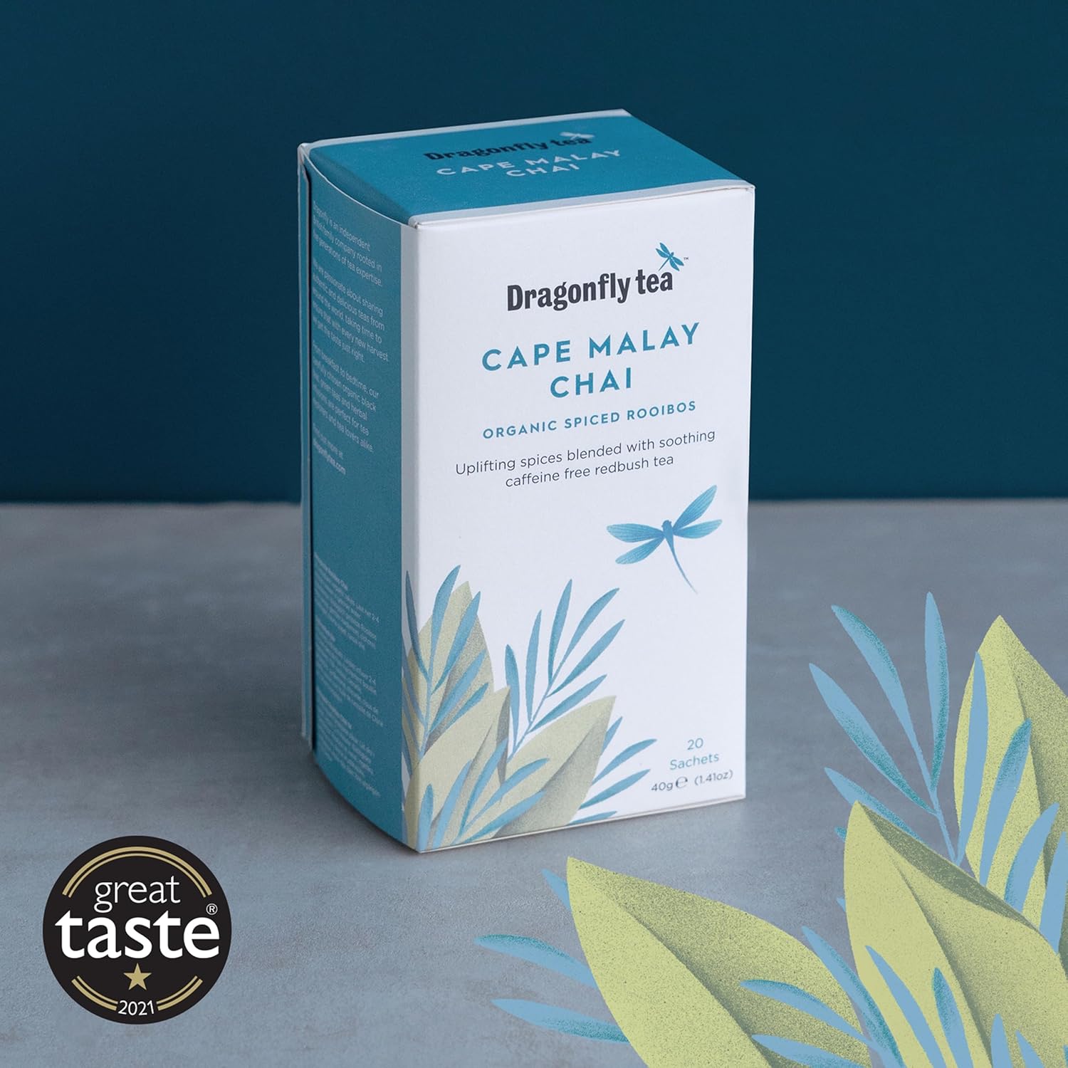 Organic Cape Malay Chai 20 Bags - Dragonfly Tea - Teas - Eco Natural Products