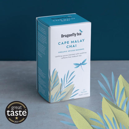 Organic Cape Malay Chai 20 Bags - Dragonfly Tea - Teas - Eco Natural Products
