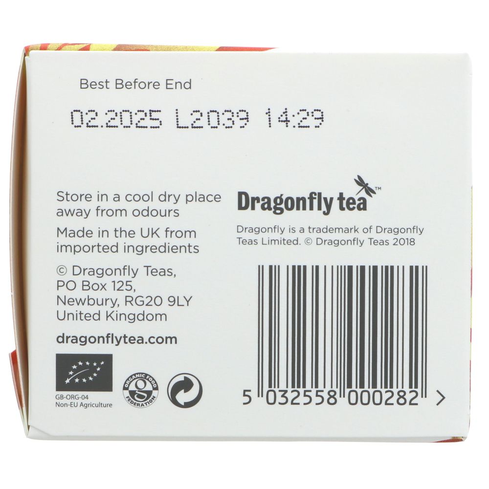 Organic Cape Rooibos & Honeybush Rooibos Tea 20 bags - Dragonfly Tea - Rooibos tea - Eco Natural Products