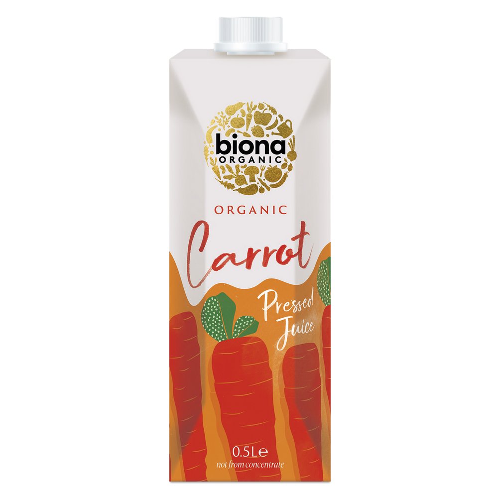 Organic Carrot Juice 0.5L - Biona - Juice - Eco Natural Products