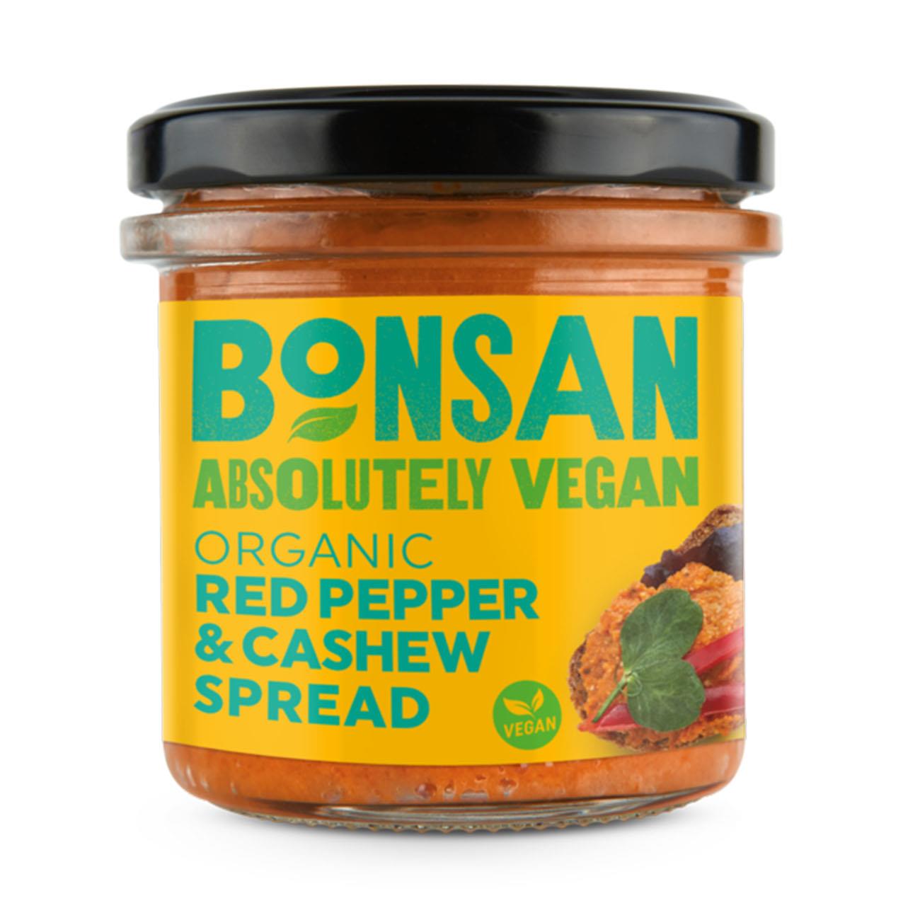 Organic Cashew and Bell Pepper Vegan Pate 130g [BLACK FRIDAY] - Eco Natural Products - Bonsan - Pate