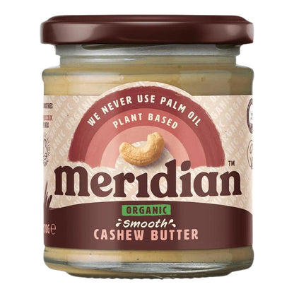 Organic Cashew Butter 170g - Meridian - Spreads - Eco Natural Products