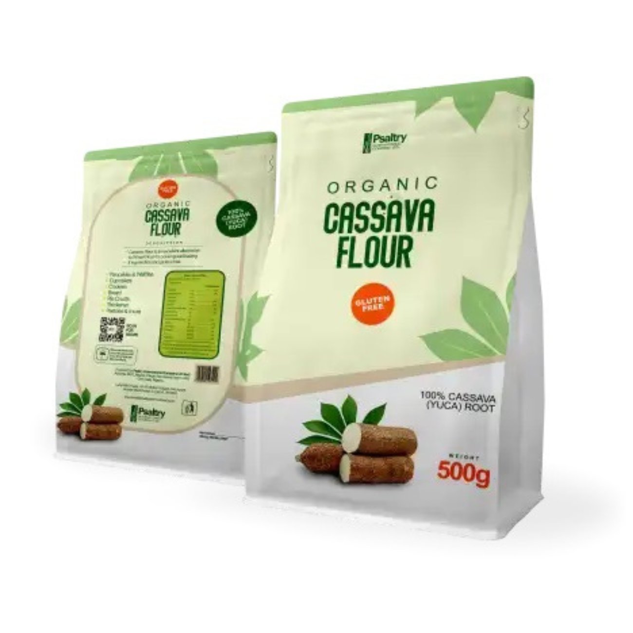 Organic Cassava Flour 500g - Psaltry - Flour - Eco Natural Products