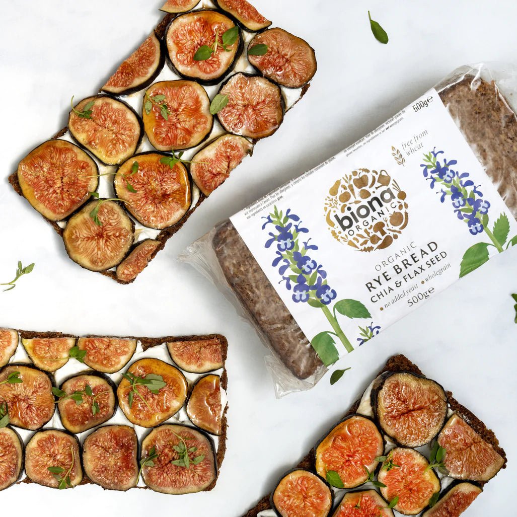 Organic Chia & Flax Seed Rye Bread 500g - Biona - Breads & Buns - Eco Natural Products