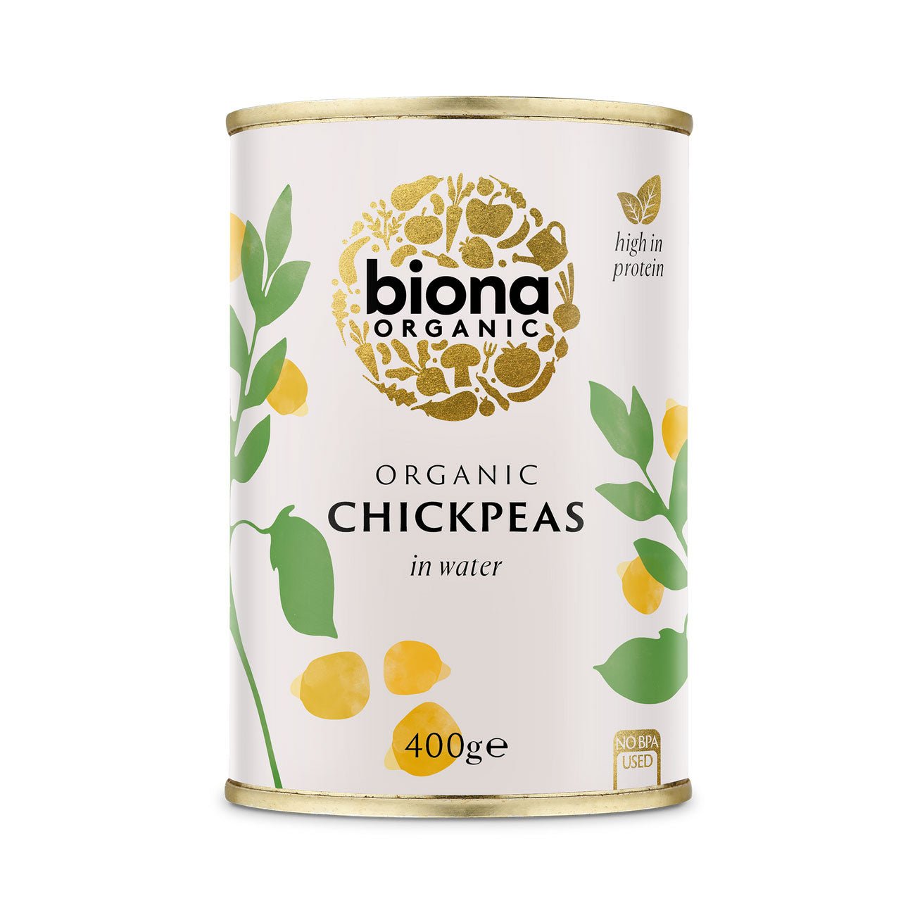 Organic Chick Peas 400g - Biona - Preserved Vegetables - Eco Natural Products