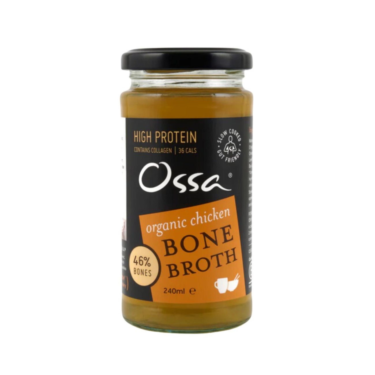 Organic Chicken Bone Broth Ambient 240ml - Ossa Organic - Soups & Broths - Eco Natural Products