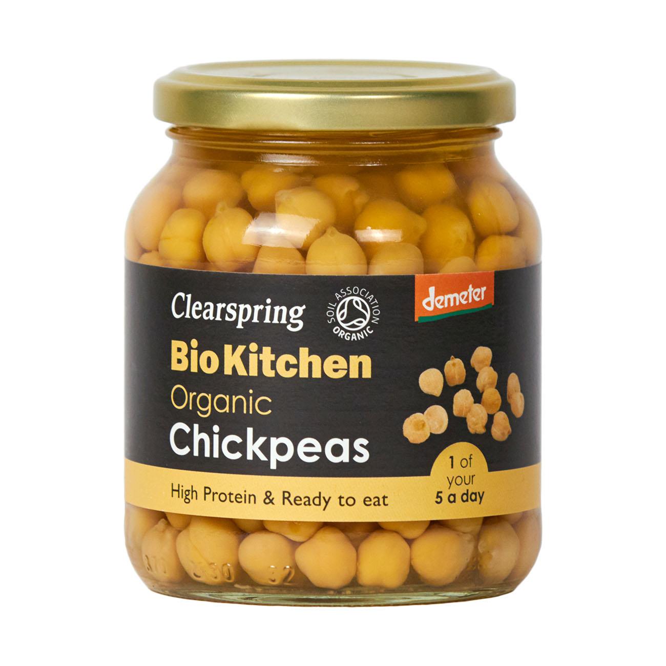 Organic Chickpeas Demeter Bio Kitchen 350g [BLACK FRIDAY] - Eco Natural Products - Clearspring - Vegetables