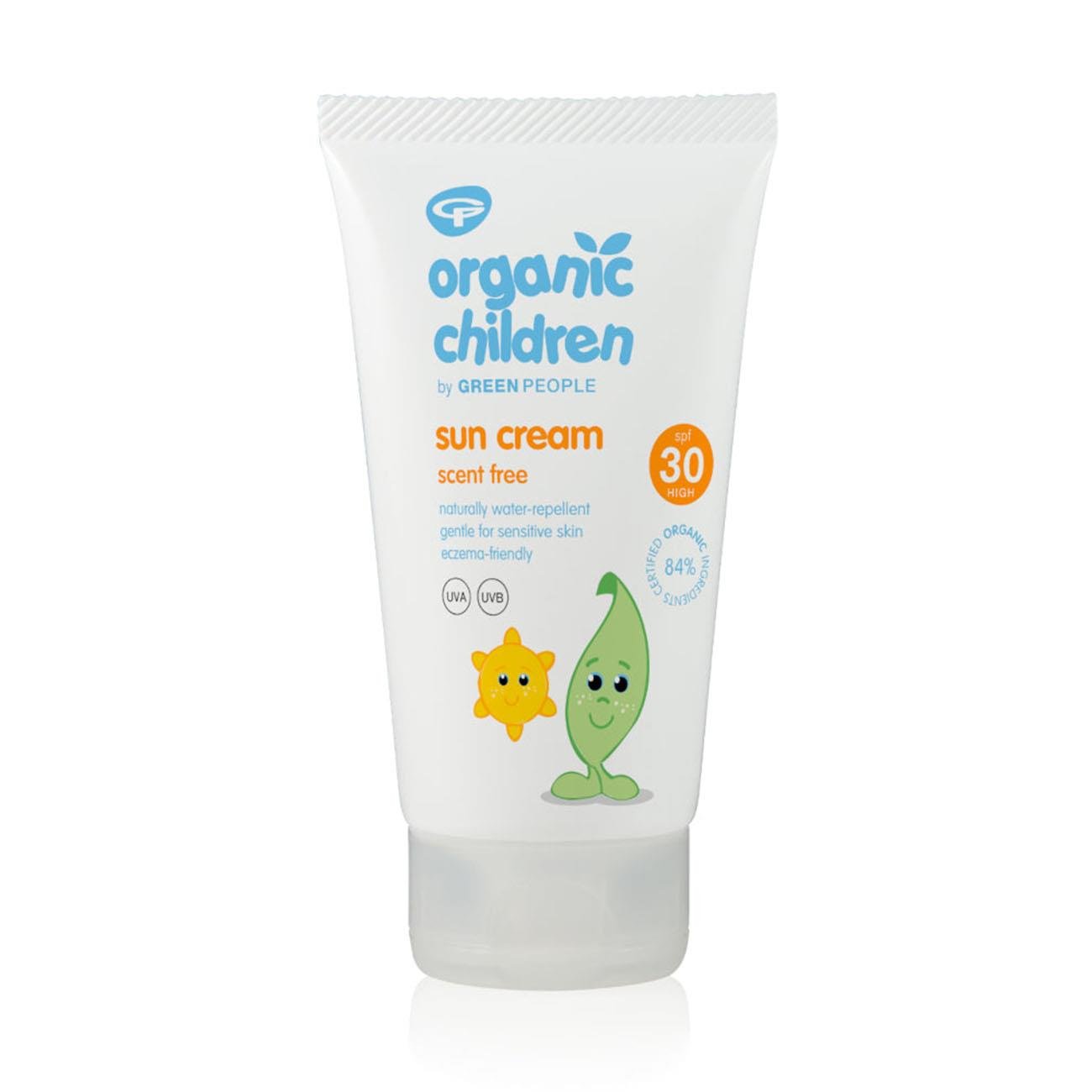 Organic Children Sun Cream SPF30 Scent Free 150ml [BLACK FRIDAY] - Eco Natural Products - Green People - Sun cream