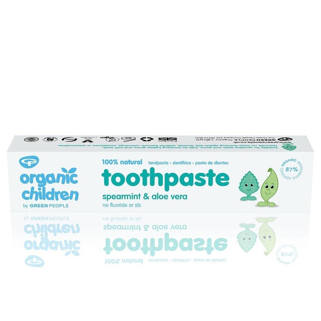 Organic Children Toothpaste Fresh and Minty 50ml [BLACK FRIDAY] - Eco Natural Products - Green People - Toothpaste