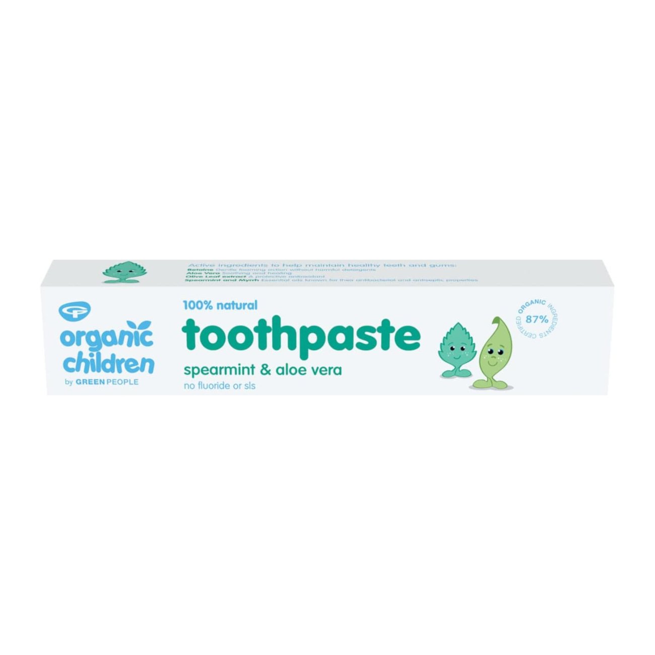 Organic Children Toothpaste Fresh and Minty 50ml [BLACK FRIDAY] - Eco Natural Products - Green People - Toothpaste