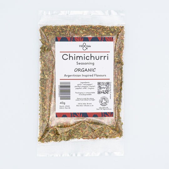 Organic Chimichurri Seasoning 35g - Hill & Vale - Seasoning - Eco Natural Products
