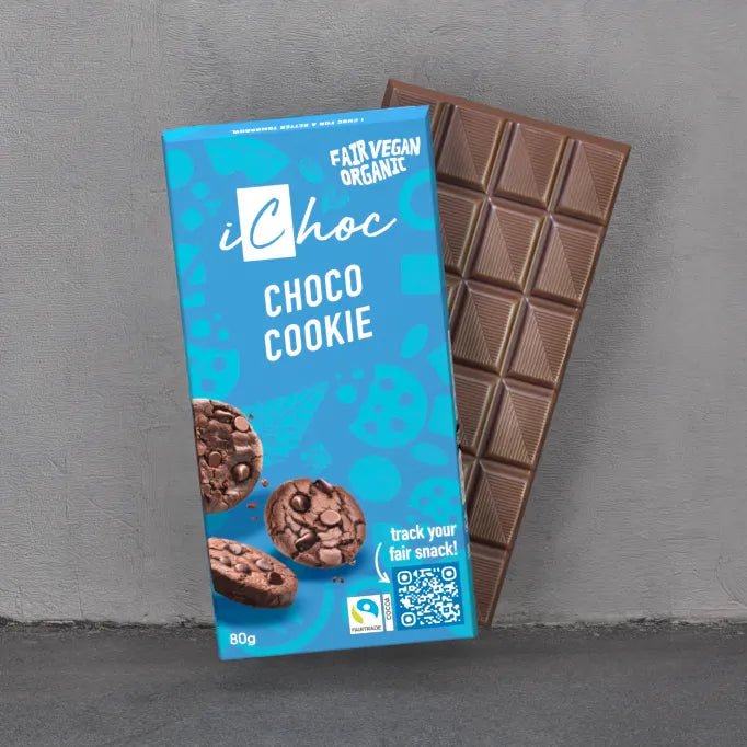 Organic Choco Cookie 80g - iChoc - Biscuits & Cookies - iChoc