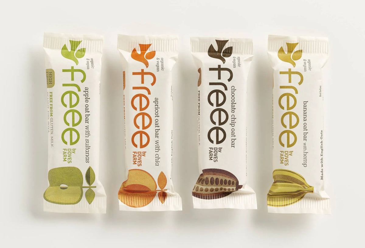 Organic Chocolate Chip Gluten Free Oat Bar 35g BBE 01.01.2026 - Doves Farm - Cereal & Granola Bars - Doves Farm