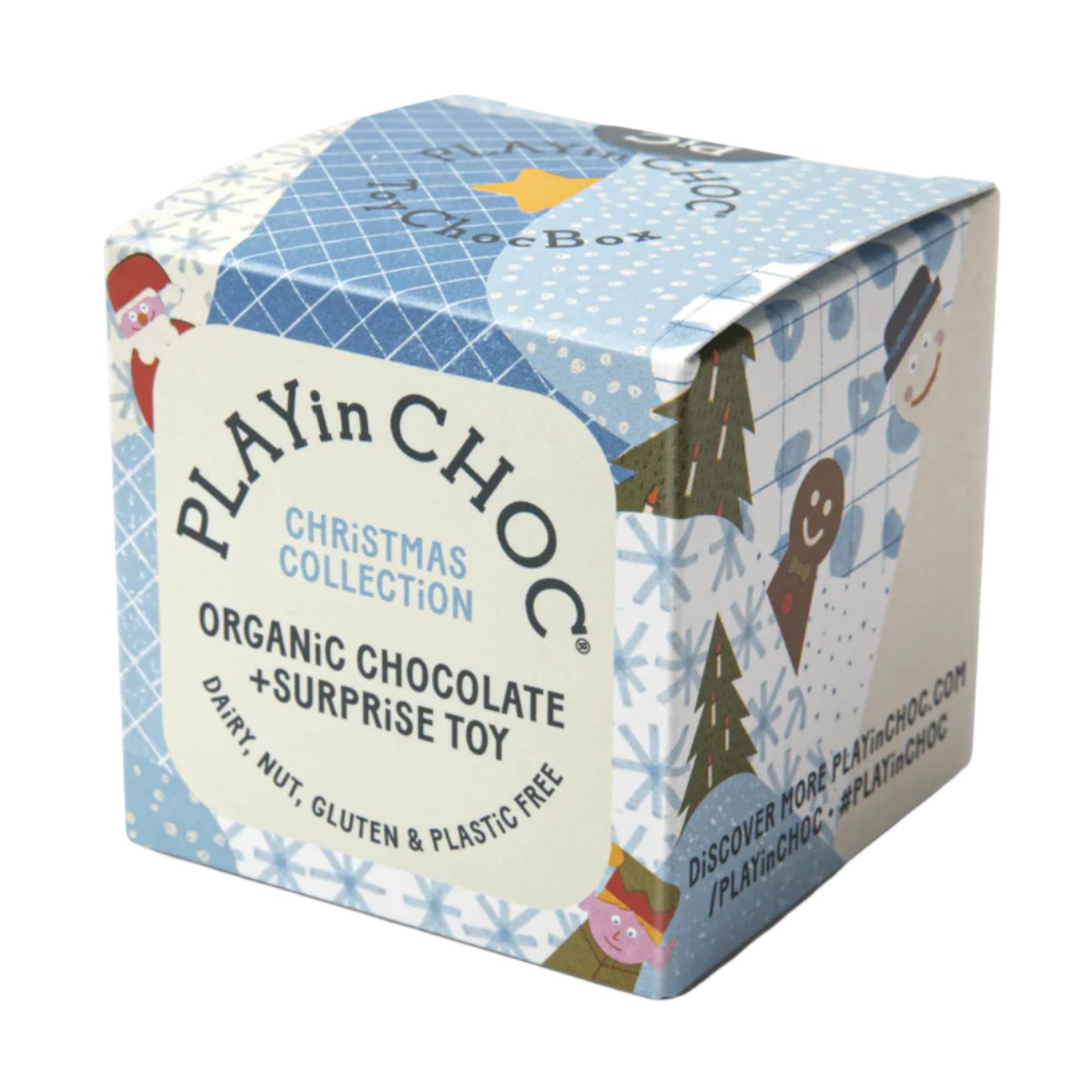 Organic Chocolate Christmas Gift Box for Kids 50g [BLACK FRIDAY] - Eco Natural Products - PLAYin Choc - Chocolate