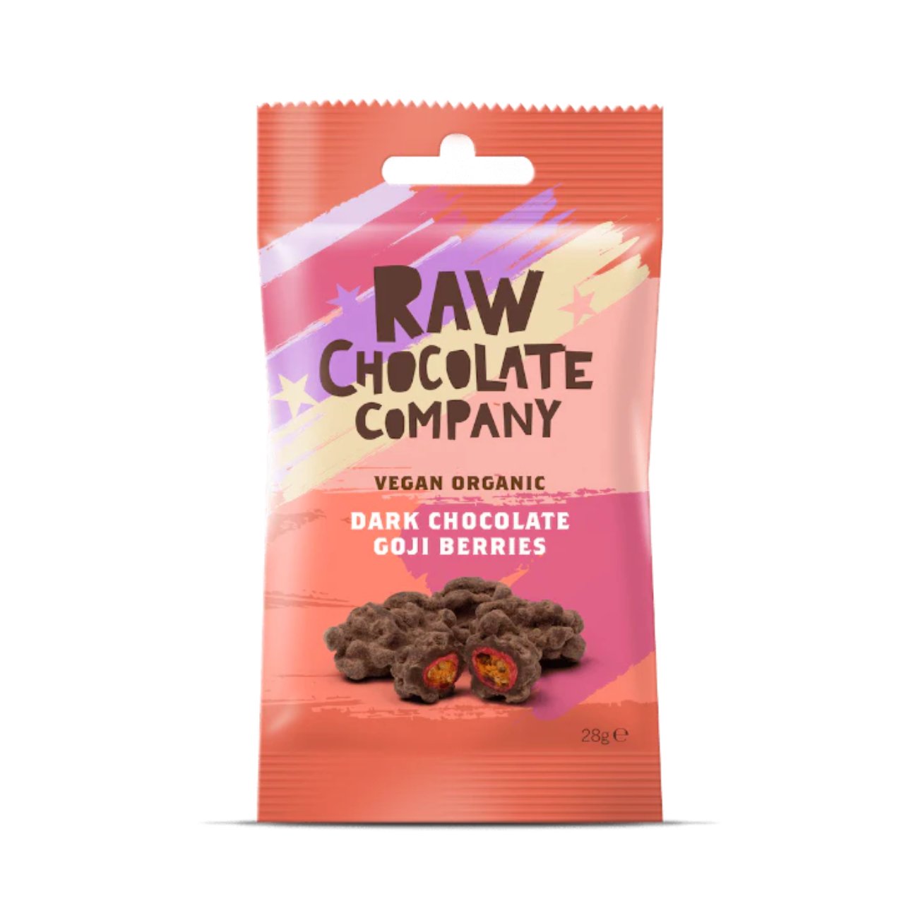 Organic Chocolate Goji Berries Snack 28g [BLACK FRIDAY] - Eco Natural Products - The Raw Chocolate Company - Snack