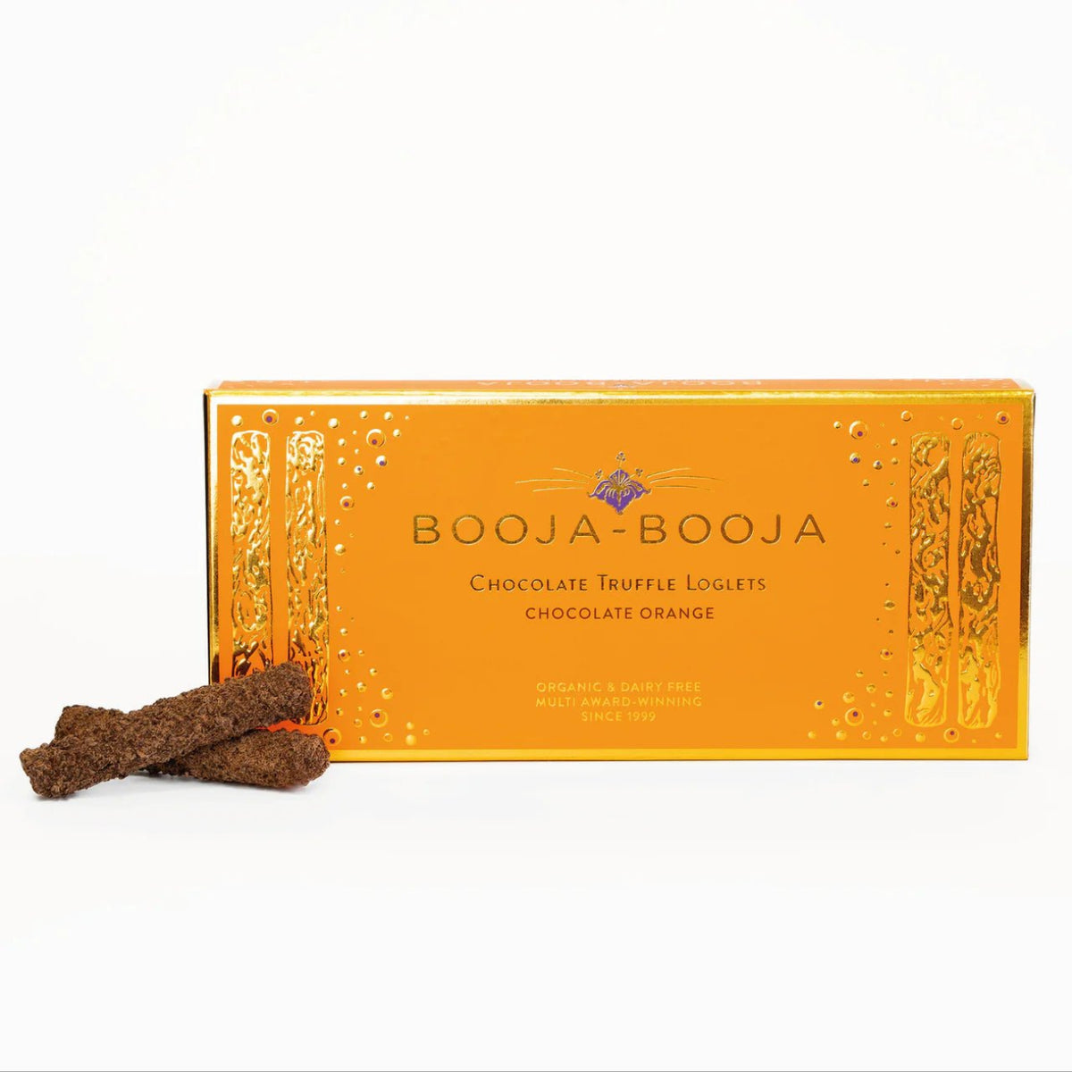 Organic Chocolate Orange Christmas Truffle Loglets 115g - Booja - Booja - Truffles - Booja - Booja