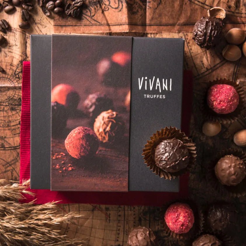 Organic Christmas Chocolate Truffles Assortment 100g - Vivani - Truffles - Vivani