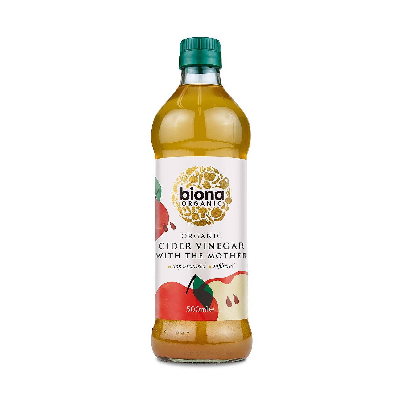 Organic Cider Vinegar 500ml - Biona - Vinegar - Eco Natural Products