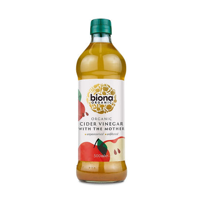 Organic Cider Vinegar 500ml - Biona - Vinegar - Eco Natural Products