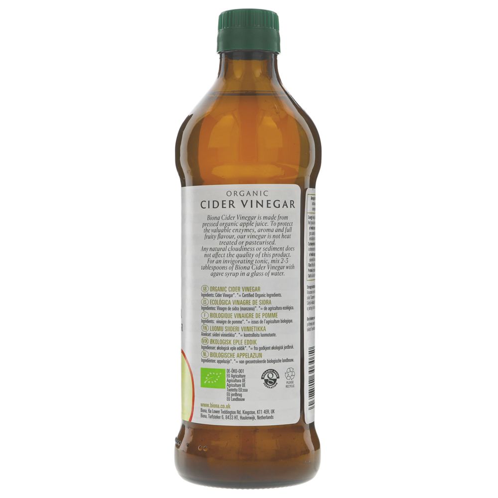 Organic Cider Vinegar 500ml - Biona - Vinegar - Eco Natural Products