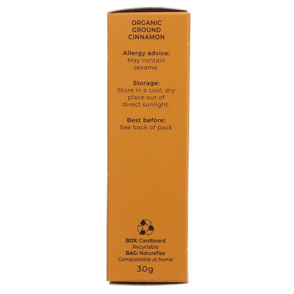 Organic Cinnamon Bark 15g - Suma - Seasoning - Eco Natural Products