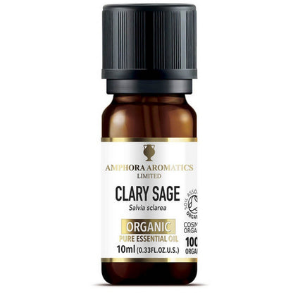 Organic Clary Sage Essential Oil 10ml - Amphora Aromatics - Essential Oil - Eco Natural Products