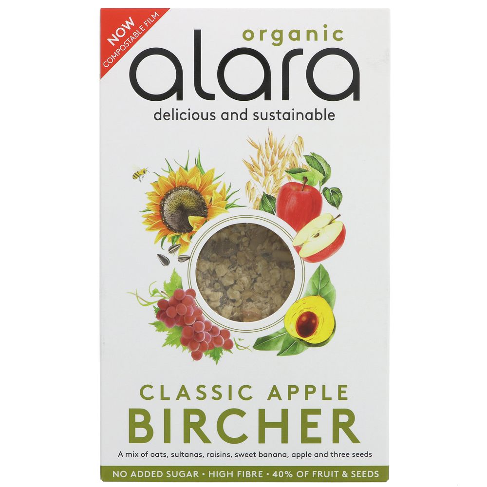 Organic Classic Apple Bircher Muesli 450g - Alara - Muesli - Eco Natural Products