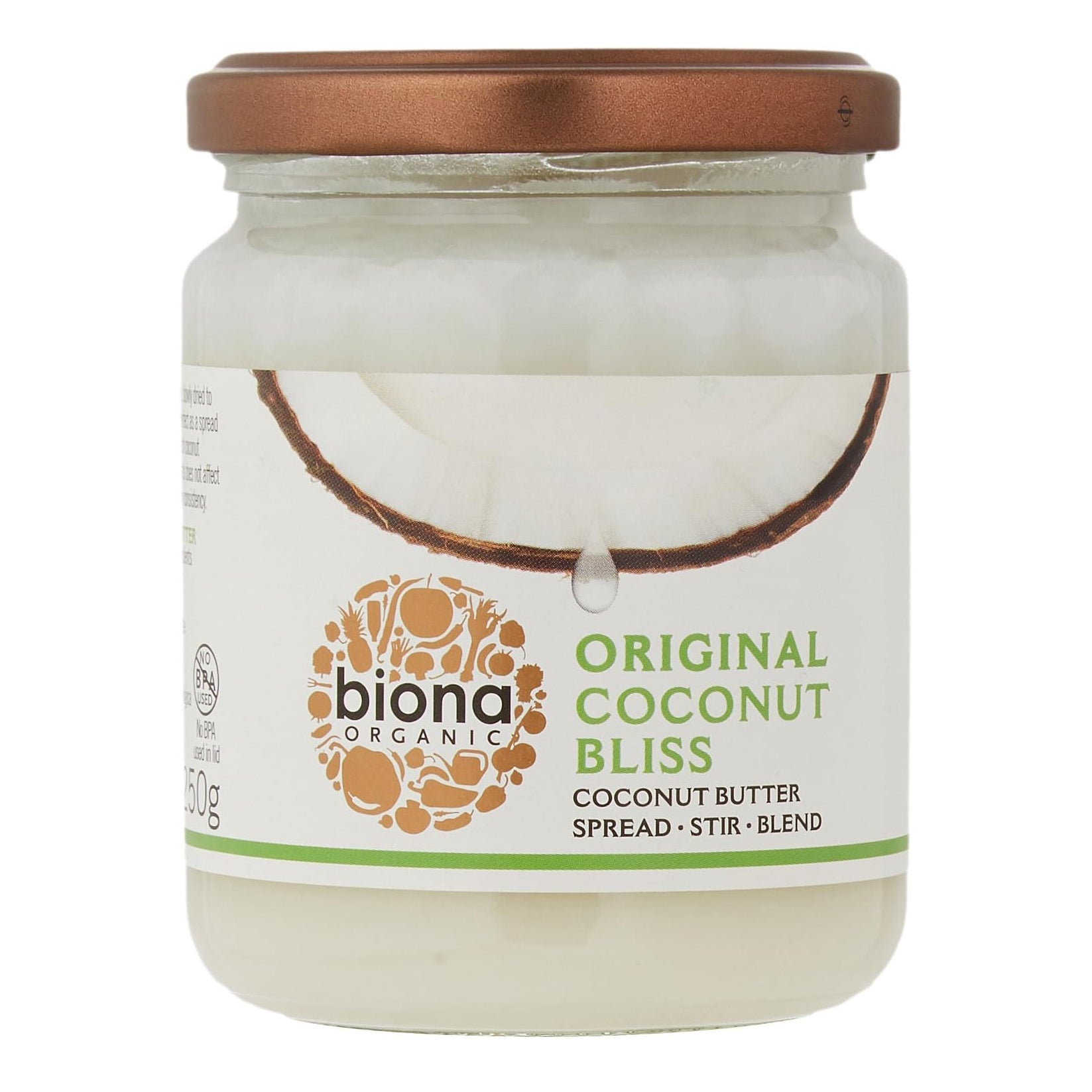 Organic Coconut Bliss 250g - Biona - Coconut Butter - Eco Natural Products