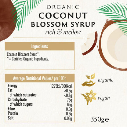 Organic Coconut Blossom Nectar 350g - Biona - Syrup - Eco Natural Products
