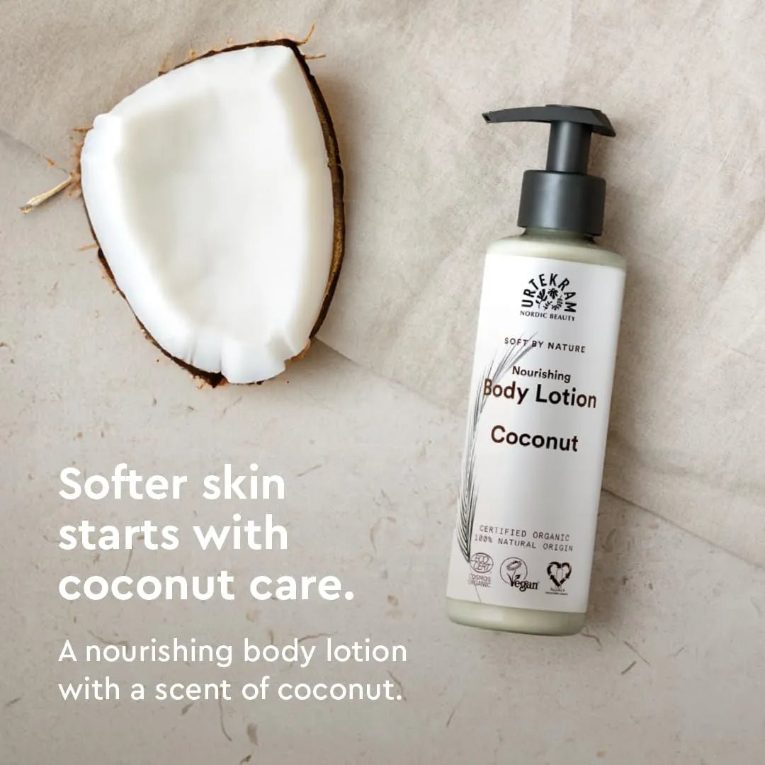Organic Coconut Body Lotion Pump 245ml - Urtekram - Lotions & Moisturizers - Urtekram