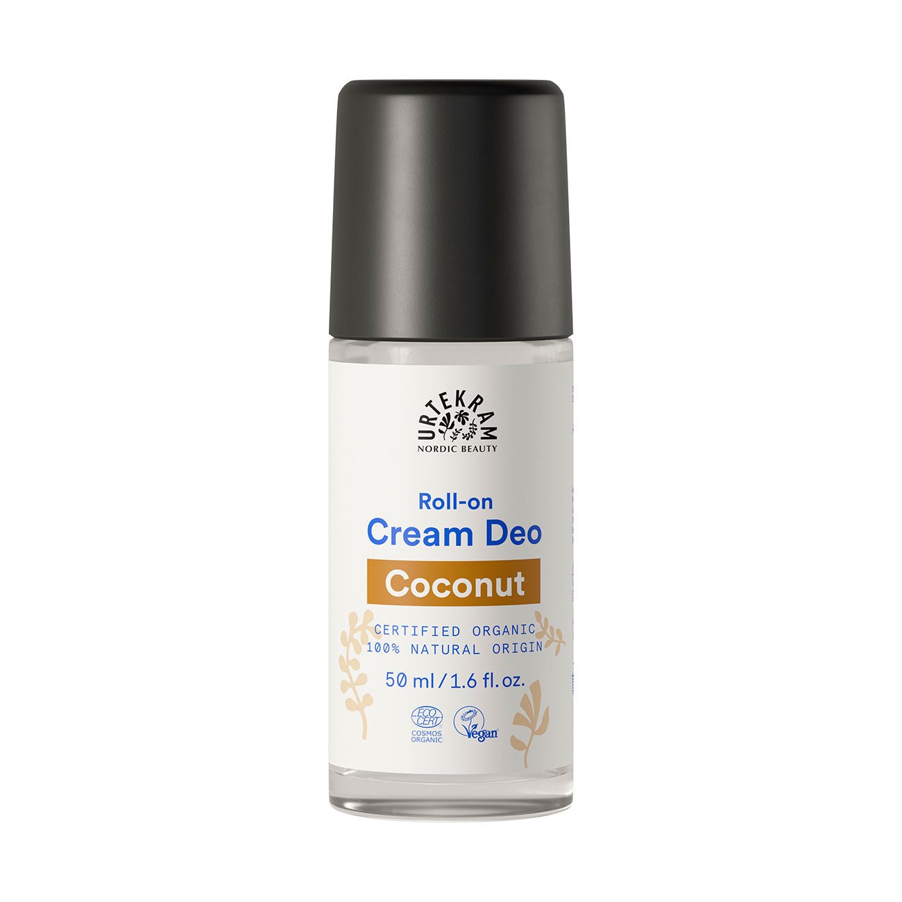 Organic Coconut Cream Deodorant Roll On 50ml [BLACK FRIDAY] - Eco Natural Products - Urtekram - Deodorant Cream