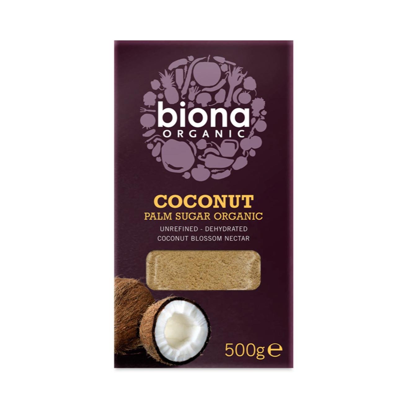 Organic Coconut Palm Sugar 500g [BLACK FRIDAY] - Eco Natural Products - Biona - Sweetener