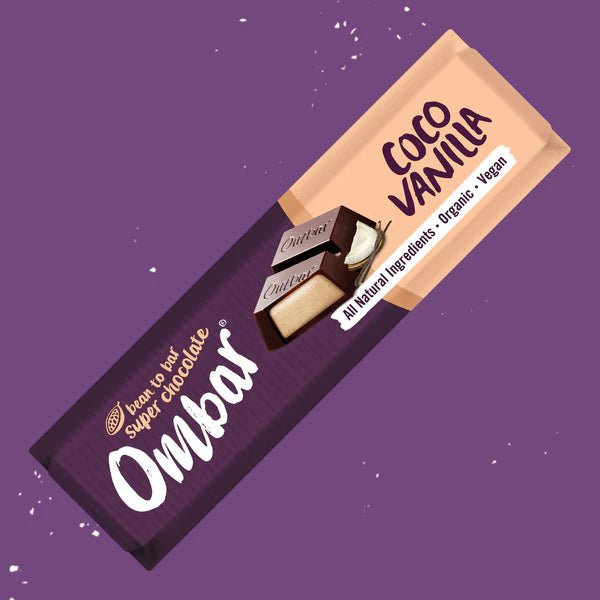 Organic Coconut Vanilla Chocolate Bar 42g - Ombar - Chocolate Bar - Ombar