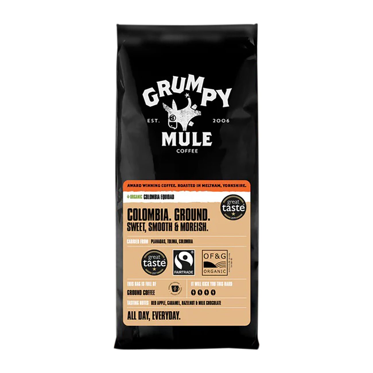 Organic Colombia Equidad Coffee Ground 227g [BLACK FRIDAY] - Eco Natural Products - Grumpy Mule Coffee - Coffee