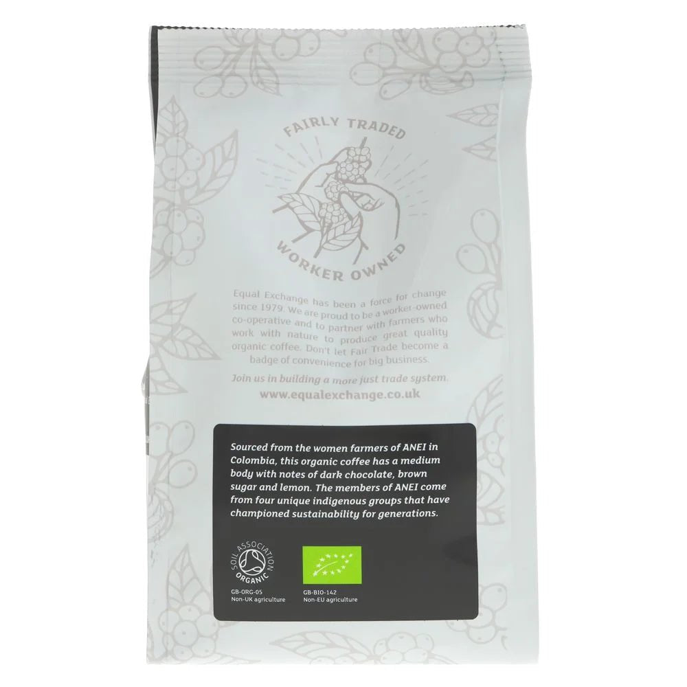 Organic Colombian Excelso Coffee Ground 200g - Equal Exchange - Coffee Beans & Ground Coffee - Equal Exchange