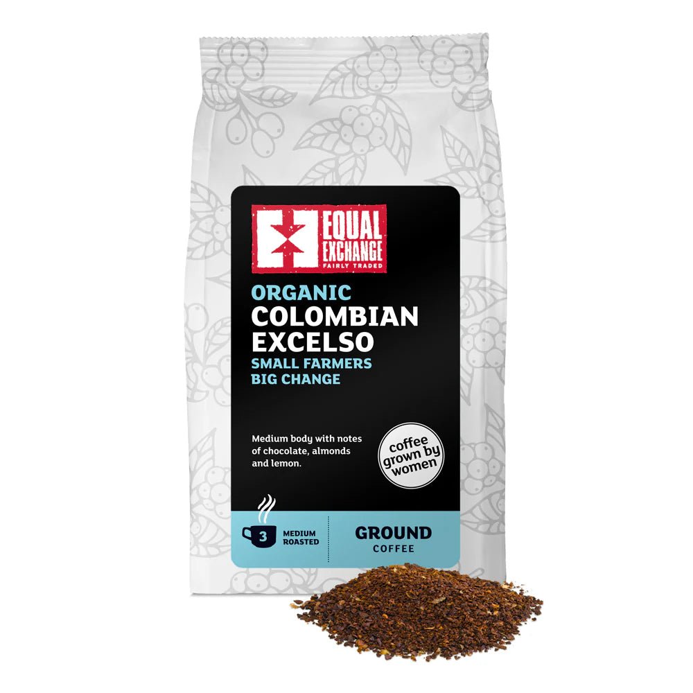 Organic Colombian Excelso Coffee Ground 200g - Equal Exchange - Coffee Beans & Ground Coffee - Equal Exchange