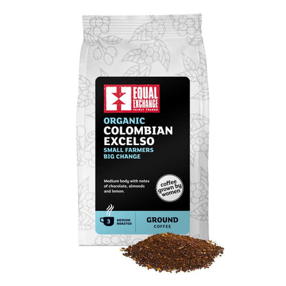 Organic Colombian Excelso Coffee Ground 200g - Equal Exchange - Coffee Beans & Ground Coffee - Equal Exchange