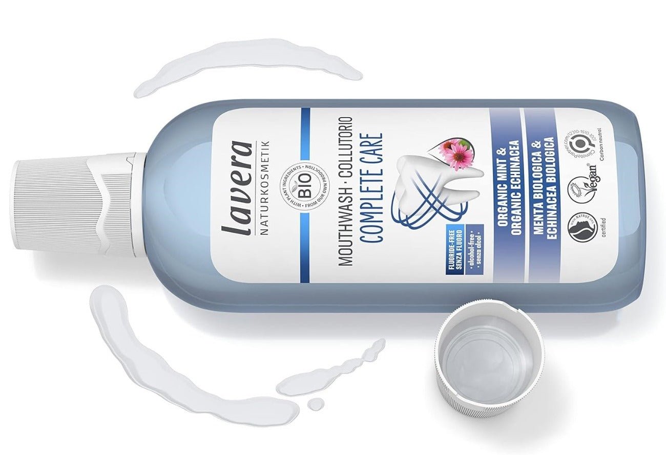 Organic Complete Care Mouthwash Fluoride Free 400ml - Lavera - Mouthwash - Eco Natural Products