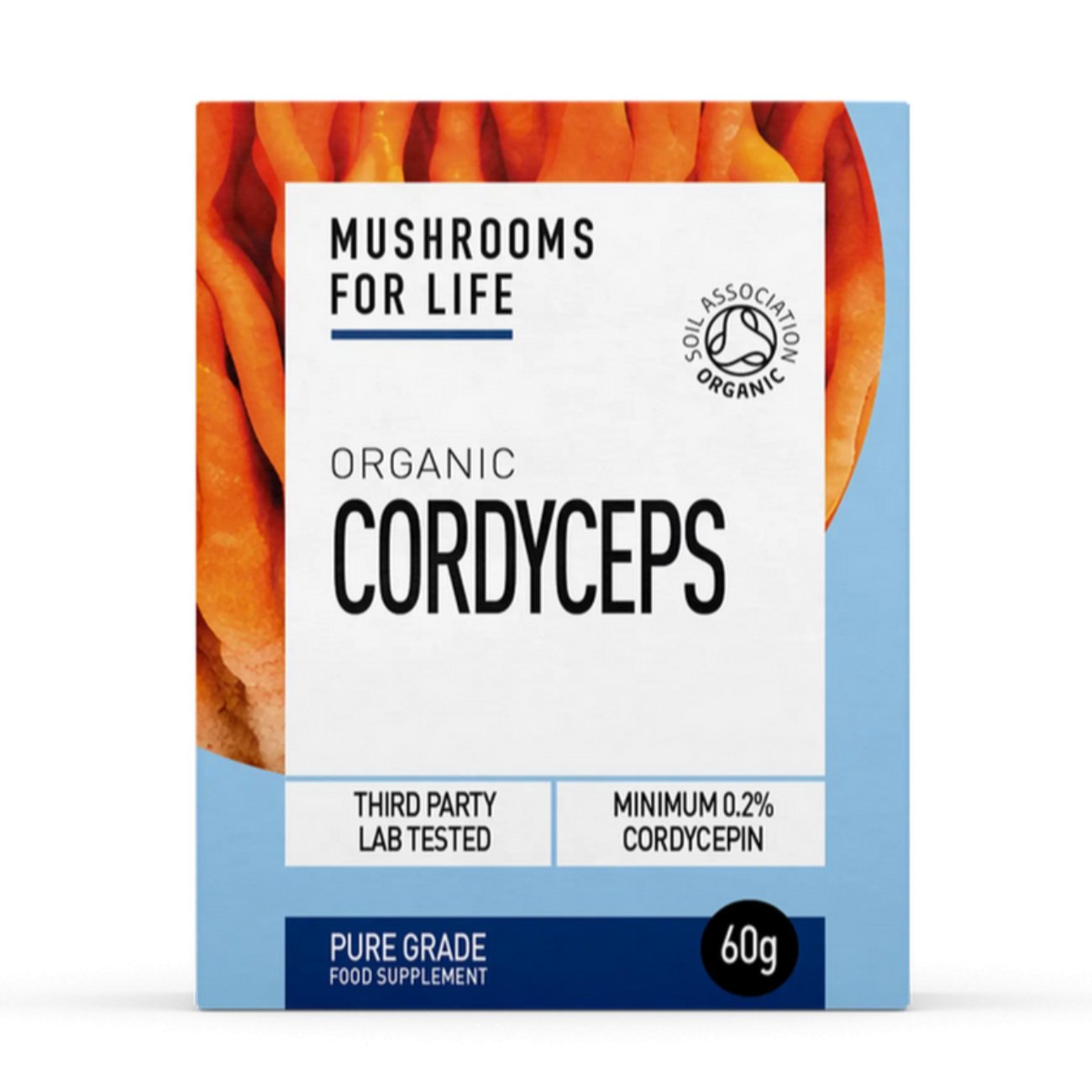 Organic Cordyceps 60g [BLACK FRIDAY] - Eco Natural Products - Mushrooms 4 Life - Food Supplement