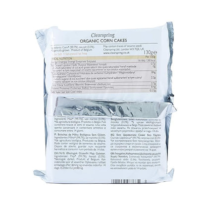 Organic Corn Cakes 130g - Clearspring - Cake - Eco Natural Products