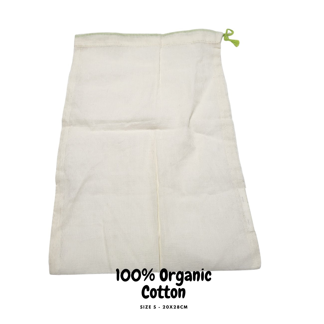 Organic Cotton Bag 20x28cm - Ah! Table! - Food Storage Bags - Eco Natural Products