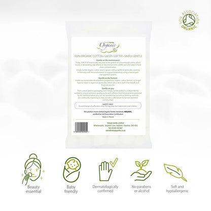 Organic Cotton Balls 100's - Simply Gentle - Cotton - Eco Natural Products