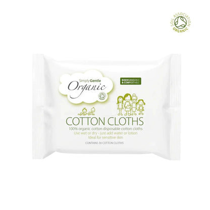 Organic Cotton Cloths 30's - Simply Gentle - Cotton Cloths - Eco Natural Products