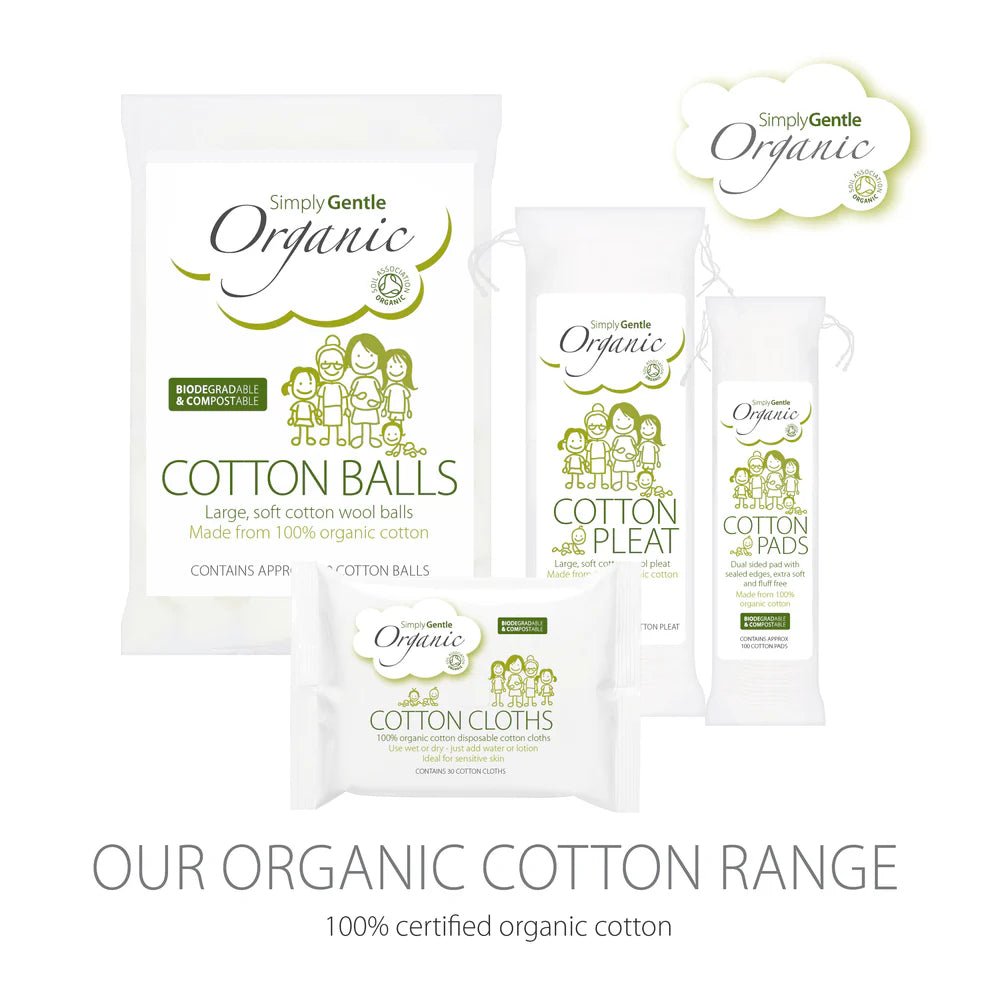 Organic Cotton Cloths 30's [BLACK FRIDAY] - Eco Natural Products - Simply Gentle - Cotton Cloths