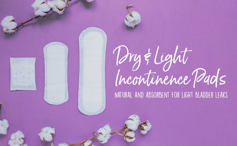 Organic Cotton Dry & Light Incontinence 10 Pads Plus - Natracare - Incontinence Aids - Eco Natural Products