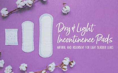 Organic Cotton Dry & Light Incontinence 20 Pads Slim - Natracare - Incontinence Aids - Eco Natural Products